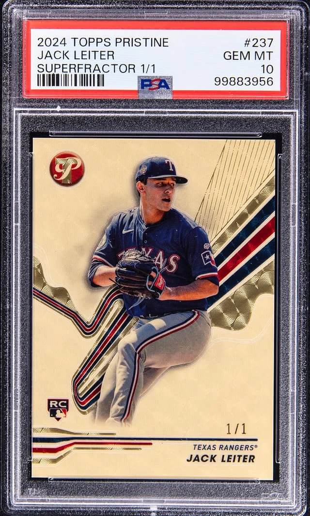 2024 Topps Jack Leiter Pristine SuperFractor #237 card image