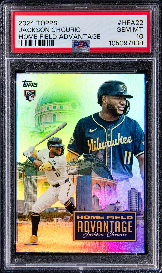 2024 Topps Jackson Chourio Home Field Advantage #HFA-22 card image