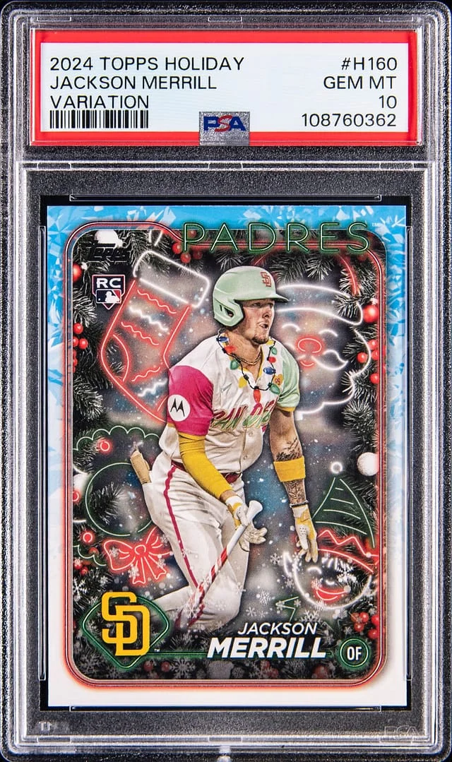 2024 Topps Jackson Merrill Holiday Variation #H160 card image