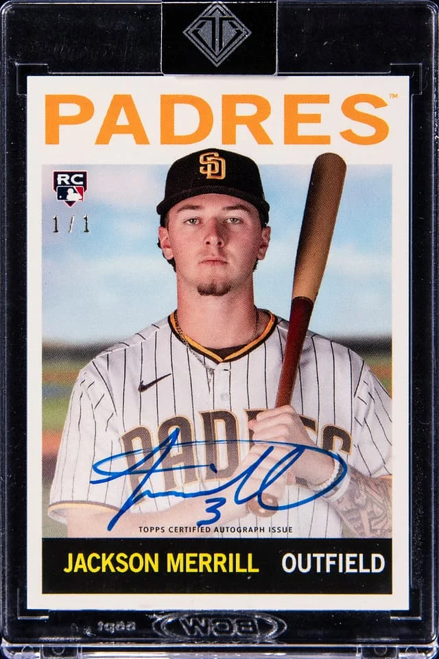 2024 Topps Jackson Merrill Through The Years Autographs #JM-1964 card image