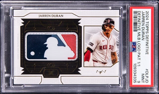 2024 Topps Jarren Duran Game-Used Definitive Collection MLB Logo Patch #DLP-JD card image