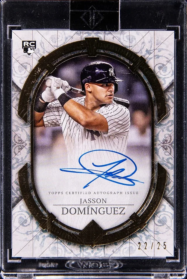 2024 Topps Jasson Dominguez Transcendent Autograph #TCA-JDO card image