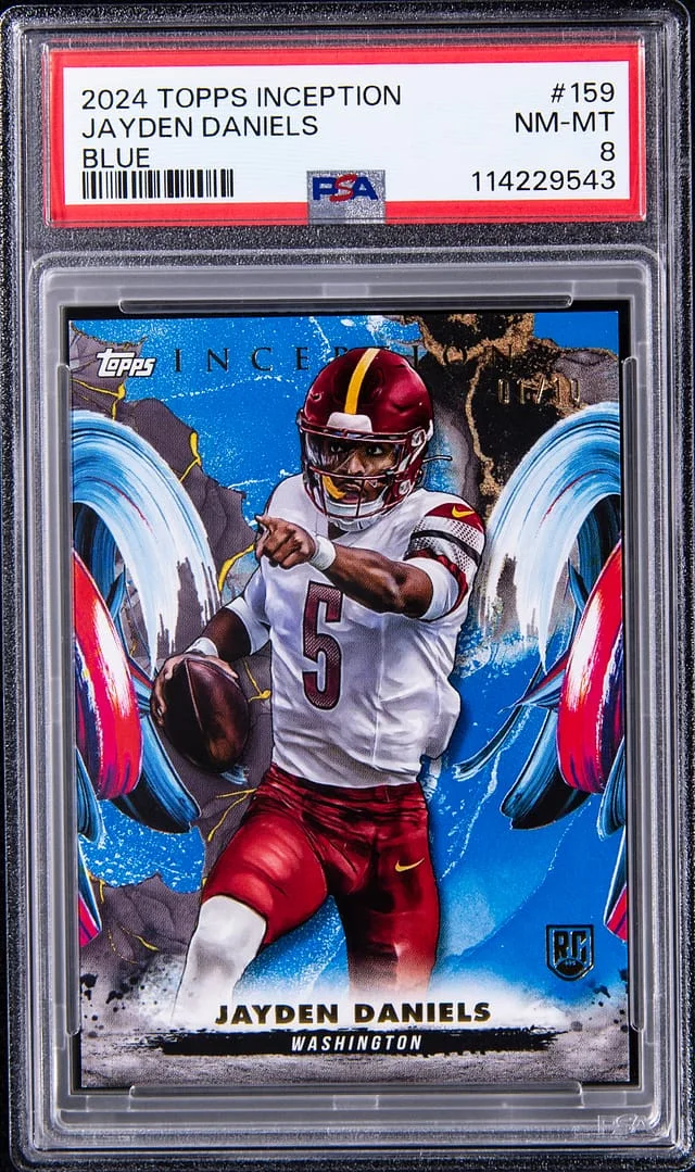 2024 Topps Jayden Daniels Inception Blue #159 card image