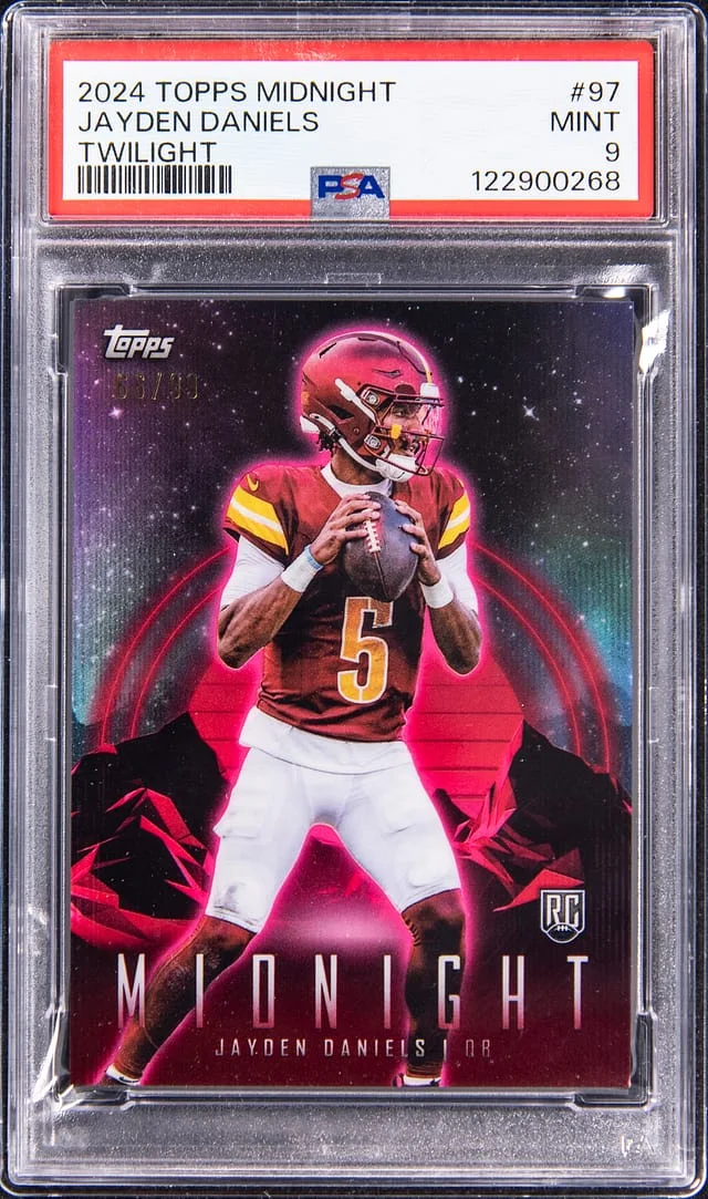 2024 Topps Jayden Daniels Midnight Twilight #97 card image