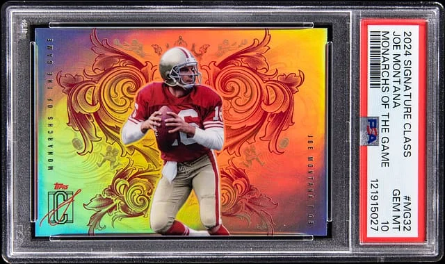 2024 Topps Joe Montana Signature Class Monarchs Of The Game #MG-32 card image