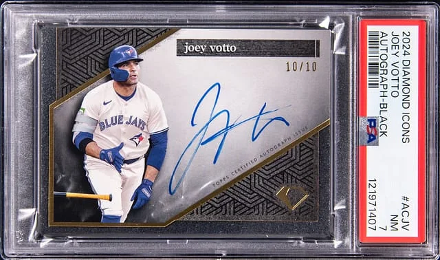 2024 Topps Joey Votto Diamond Icons Autograph Black #AC-JV card image