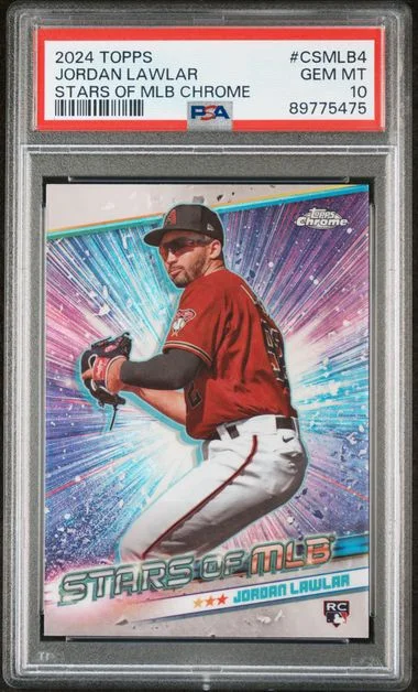 2024 Topps Jordan Lawlar Stars Of MLB Chrome #CSMLB4 card image