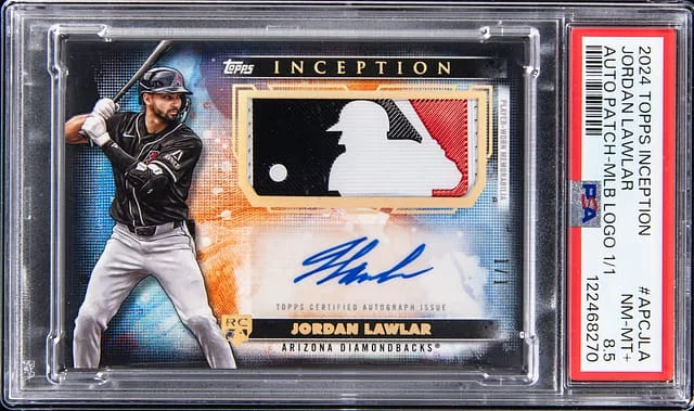 2024 Topps Jordan Lawler Inception Autograph Patch MLB Logo #APCJLA card image