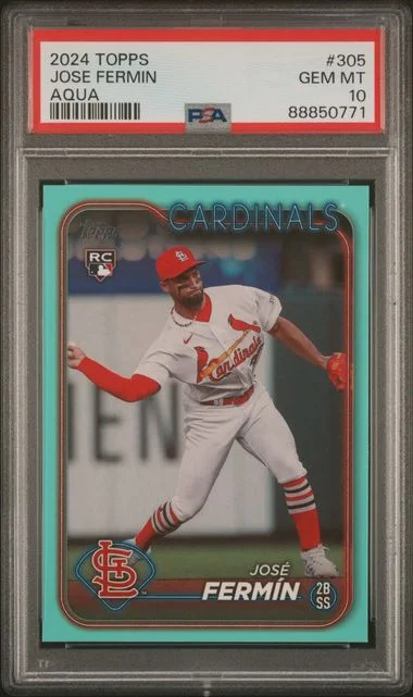 2024 Topps Jose Fermin Aqua #305 card image