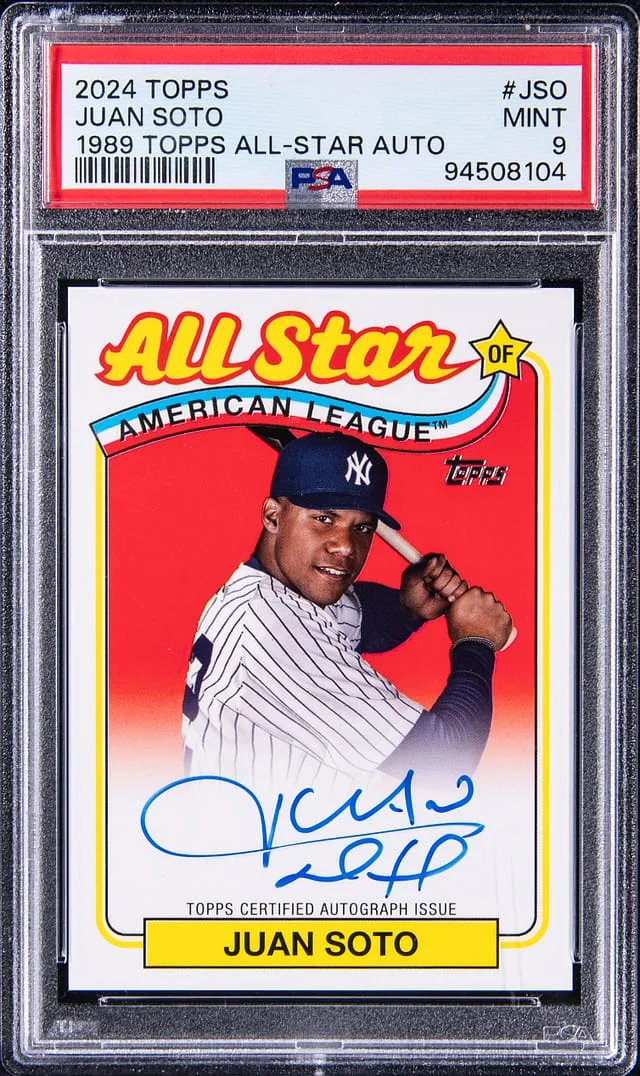 2024 Topps Juan Soto 1989 Topps All-Star Autograph #JSO card image