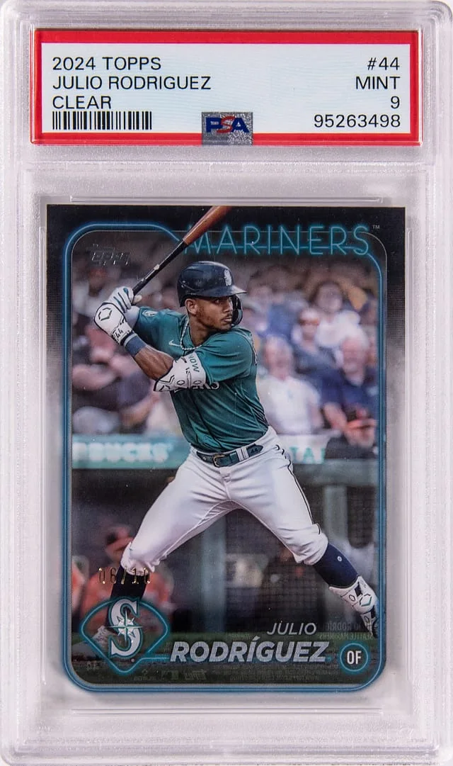 2024 Topps Julio Rodriguez Clear #44 card image