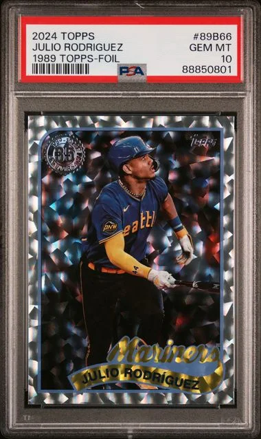 2024 Topps Julio Rodriguez 1989 Topps Baseball Foil #89B66 card image