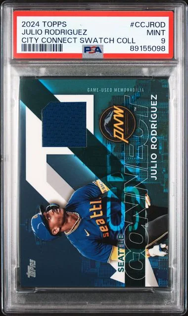 2024 Topps Julio Rodriguez City Connect Swatch Collection #CCJROD card image