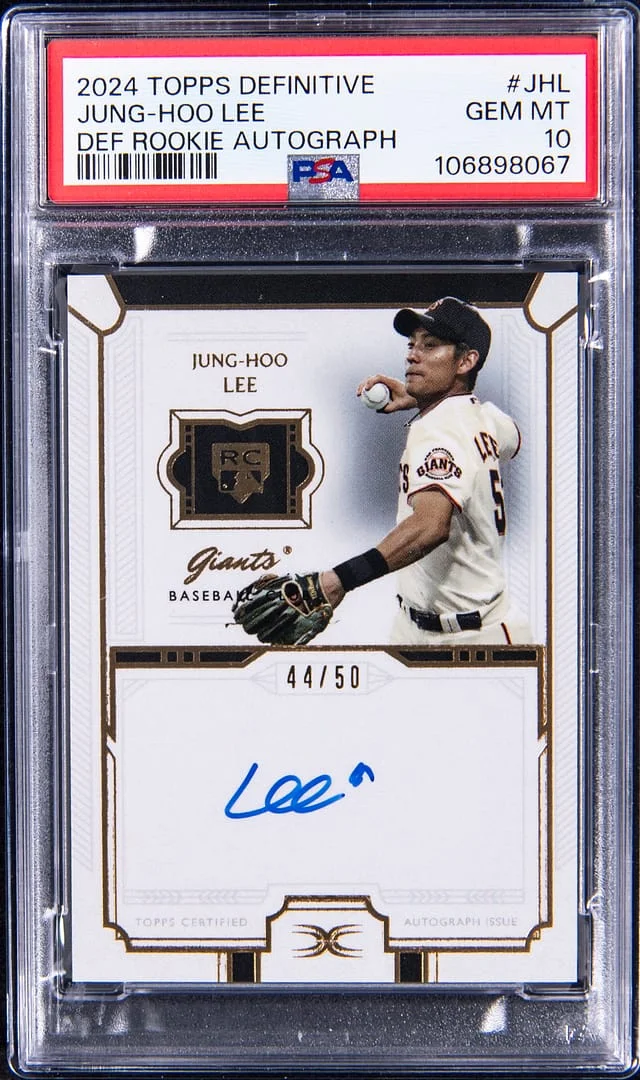 2024 Topps Jung-Hoo Lee Definitive Collection Autograph #DRA-JHL card image