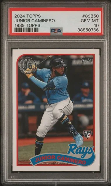 2024 Topps Junior Caminero 1989 Topps Baseball #89B50 card image