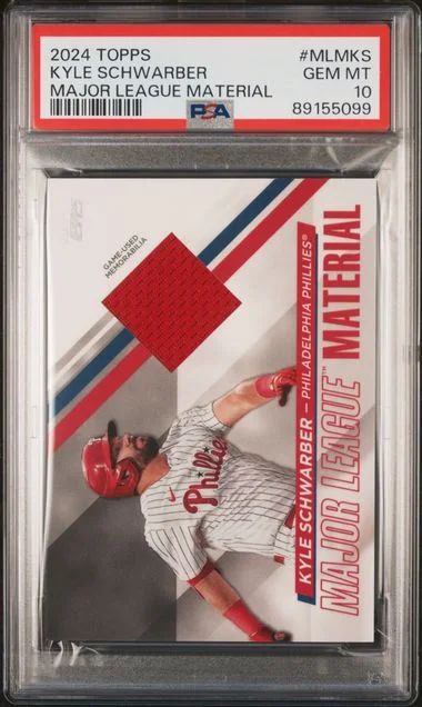 2024 Topps Kyle Schwarber Major League Material #MLMKS card image