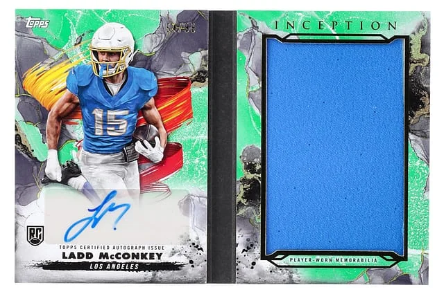 2024 Topps Ladd McConkey Inception Genesis Autograph #ARBC-LM card image