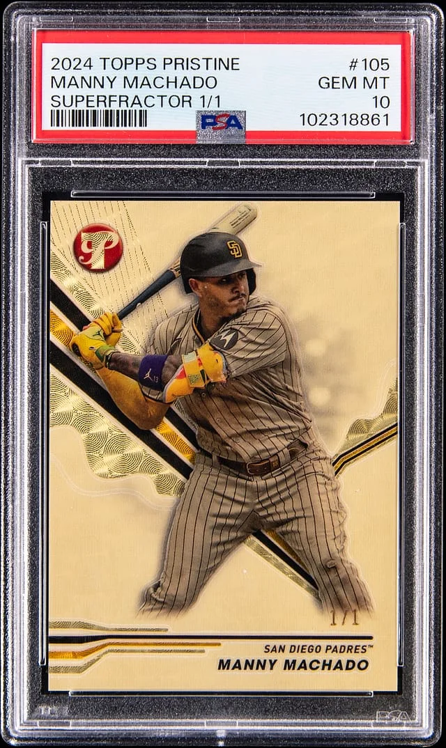 2024 Topps Manny Machado Pristine Superfractor #105 card image