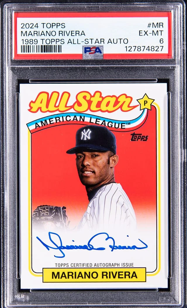 2024 Topps Mariano Rivera 1989 All-Star Autograph #89ASA-MR card image