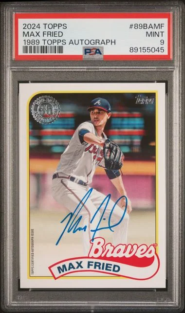 2024 Topps Max Fried 1989 Topps Baseball Autographs #89BAMF card image