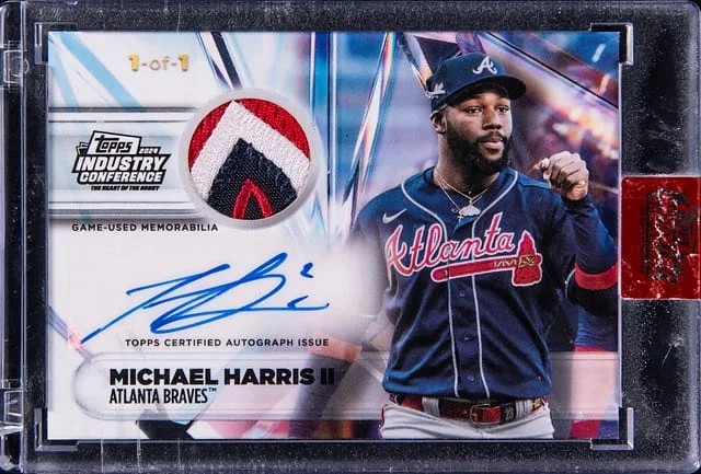 2024 Topps Michael Harris II Industry Conference Autograph Relic #ARP-MH1 card image