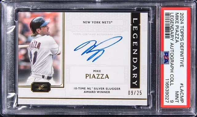 2024 Topps Mike Piazza Definitive Legendary Autograph Collection #LAC-MP card image