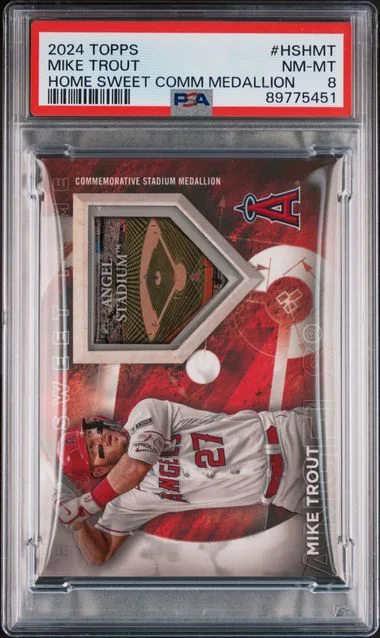 2024 Topps Mike Trout Home Sweet Home Commemorative Stadium Medallions #HSHMT card image