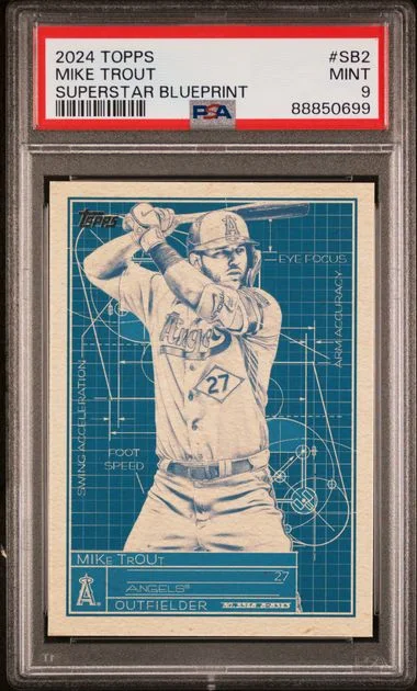 2024 Topps Mike Trout Superstar Blueprint #SB2 card image