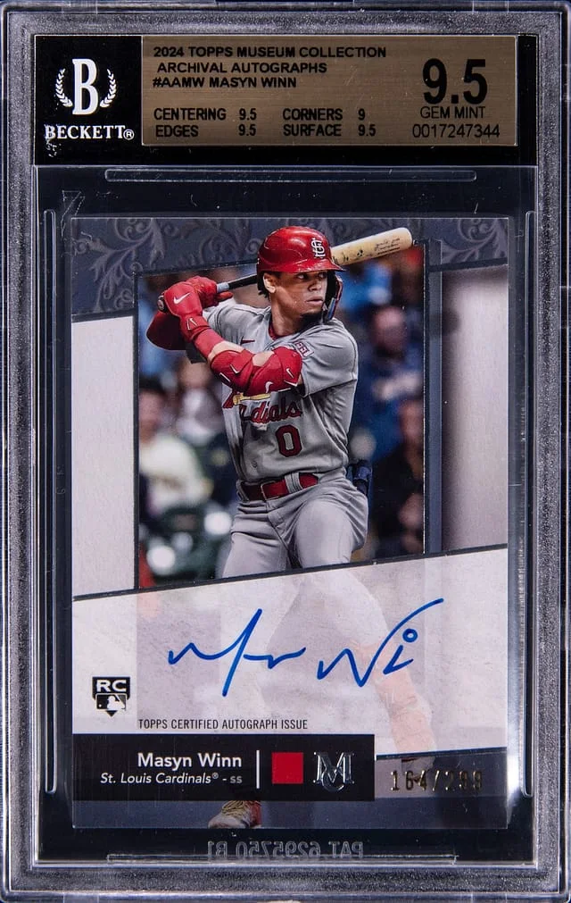 2024 Topps Museum Collection Masyn Winn Archival Autographs #AAMW card image