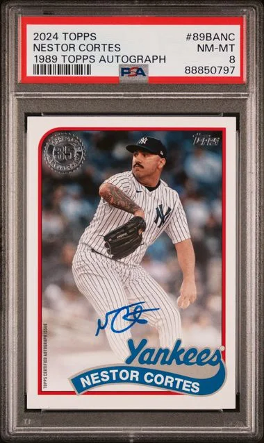 2024 Topps Nestor Cortes 1989 Topps Baseball Autographs #89BANC card image