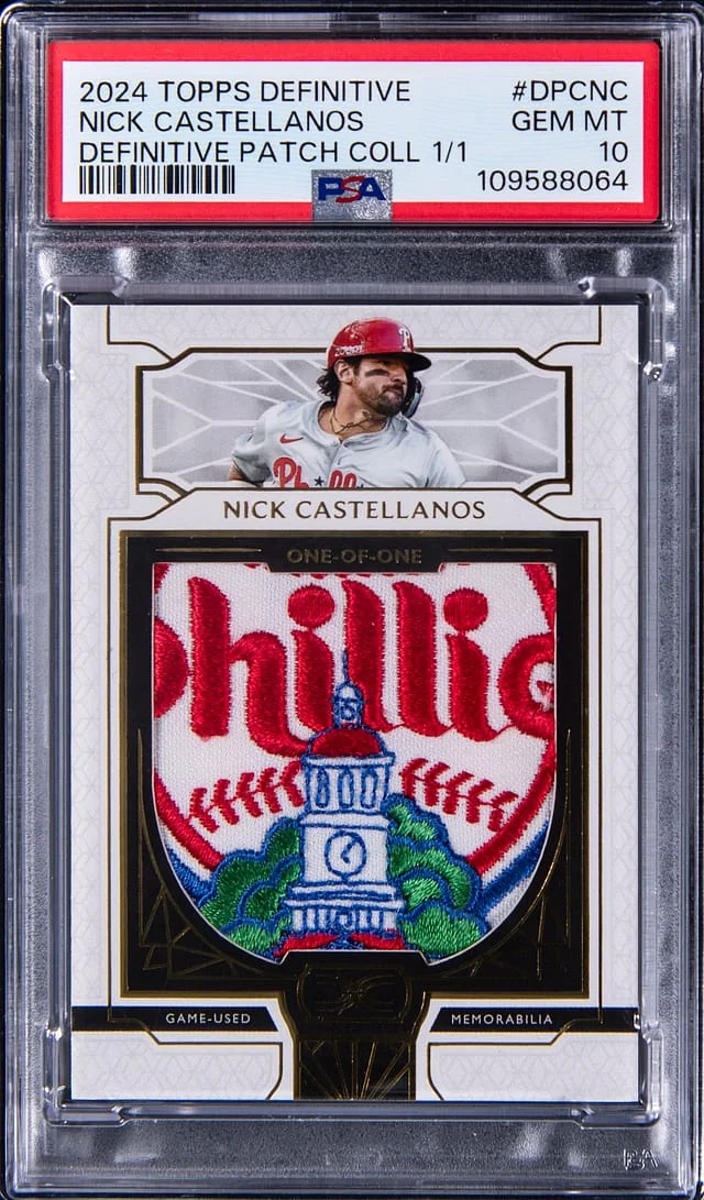 2024 Topps Nick Castellanos Game-Used Definitive Patch Collection #DPC-NC card image