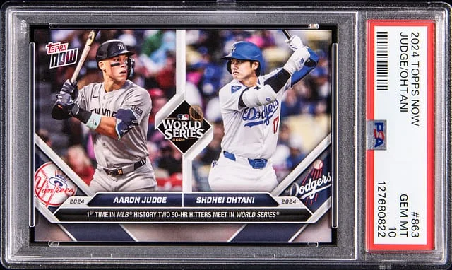 2024 Topps Now Aaron Judge/Shohei Ohtani #863 card image