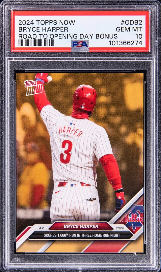 2024 Topps Now Bryce Harper Road to Opening Day Bonus #ODB2 card image