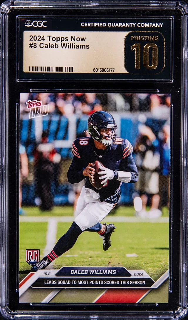 2024 Topps Now Caleb Williams #8 card image