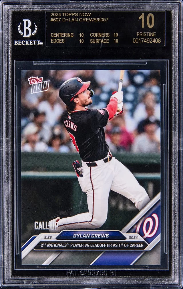 2024 Topps Now Dylan Crews #607 card image