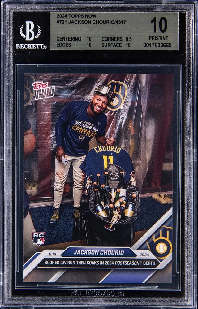 2024 Topps Now Jackson Chourio #721 card image