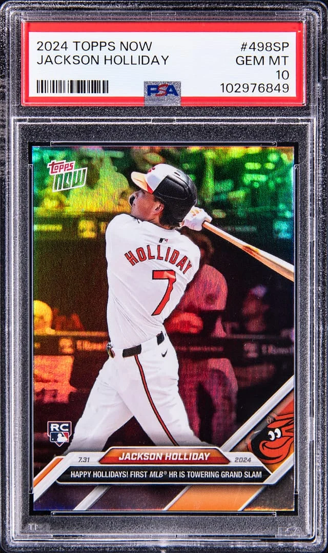 2024 Topps Now Jackson Holliday #498SP card image
