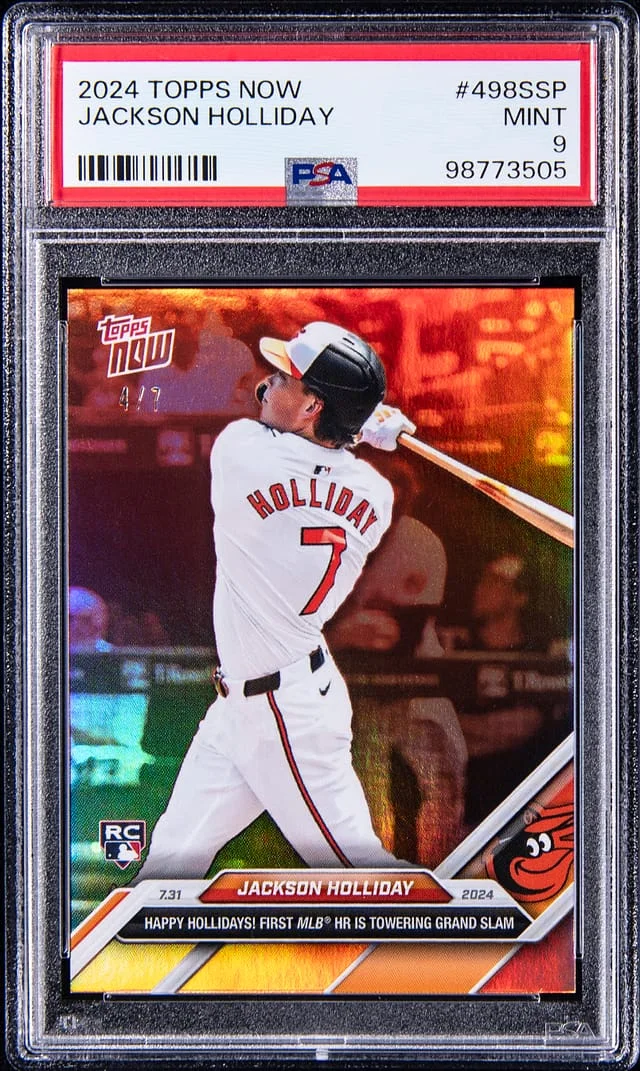 2024 Topps Now Jackson Holliday #498SSP card image