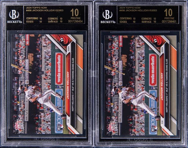 2024 Topps Now Jackson Holliday Graded Card Collection (2) #498 card image