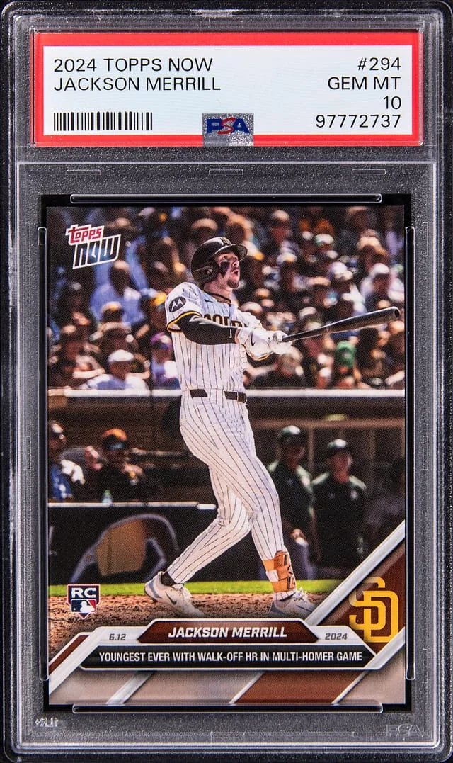 2024 Topps Now Jackson Merrill #294 card image