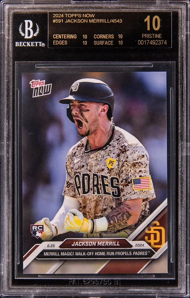 2024 Topps Now Jackson Merrill #591 card image