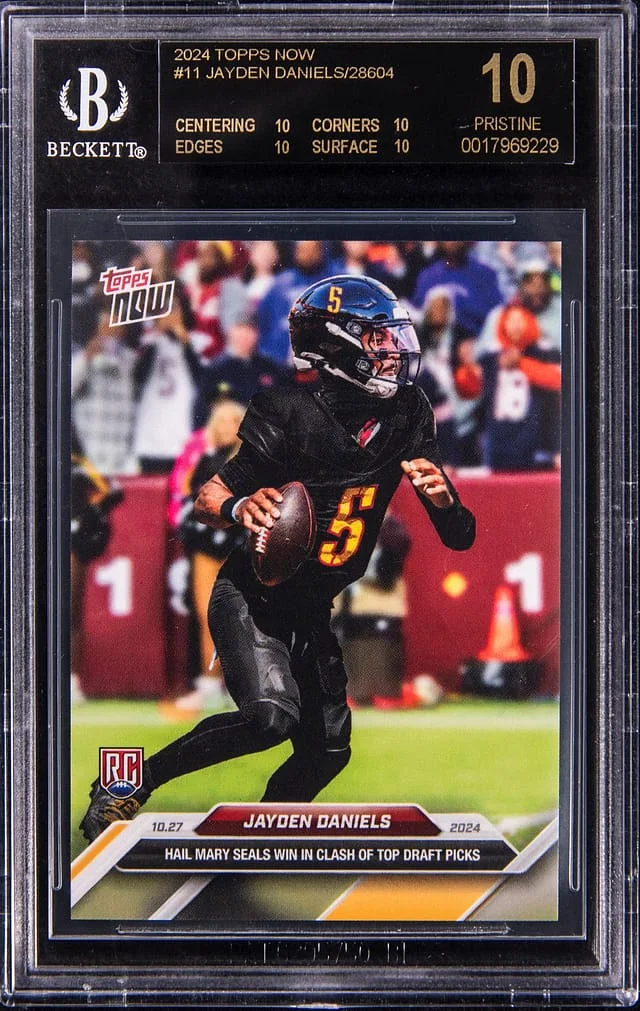 2024 Topps Now Jayden Daniels #11 card image