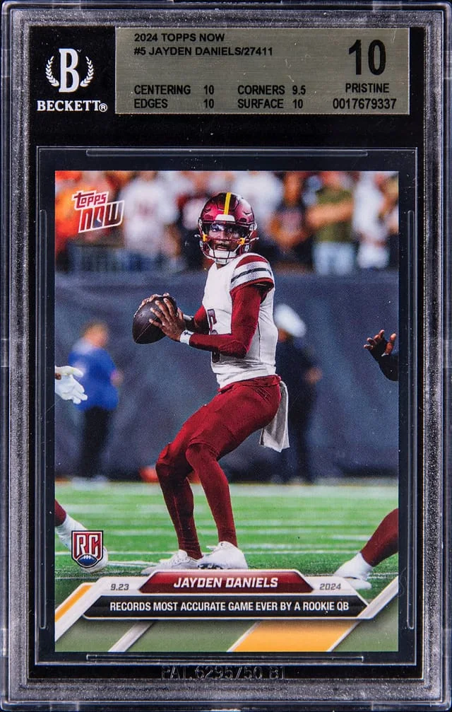 2024 Topps Now Jayden Daniels #5 card image