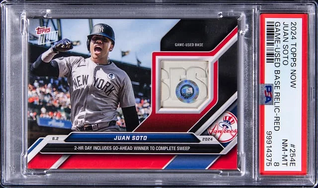 2024 Topps Now Juan Soto Game-Used Game-Used Base Relic #254E card image