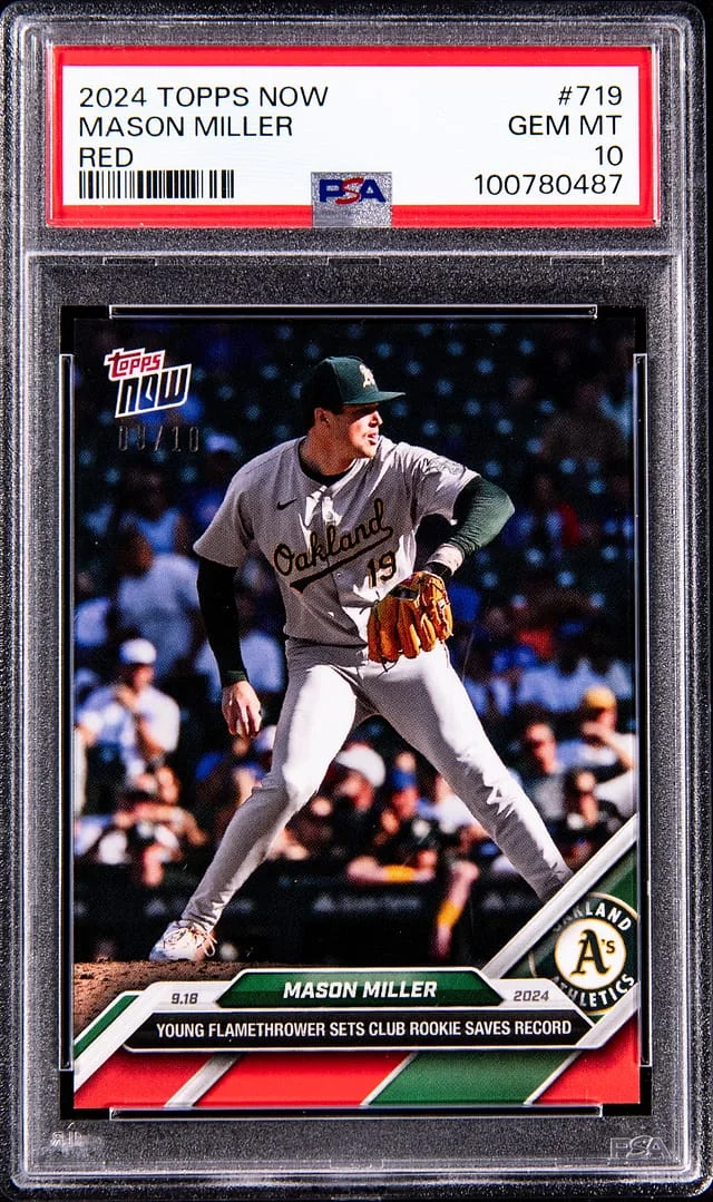 2024 Topps Now Mason Miller Red #719 card image