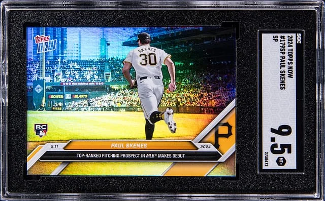 2024 Topps Now Paul Skenes SP #179SP card image