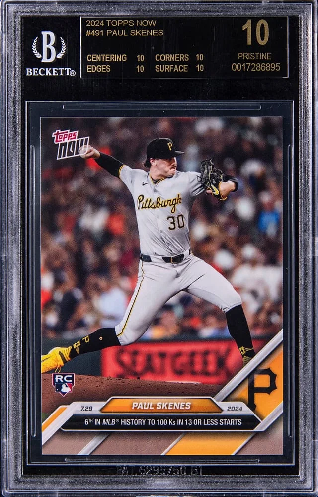2024 Topps Now Paul Skenes #491 card image