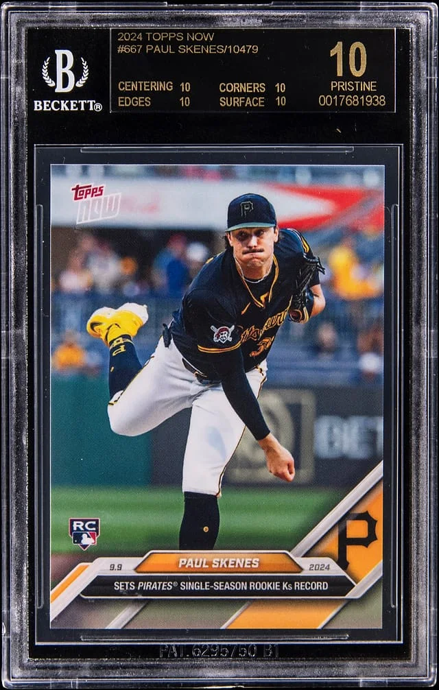 2024 Topps Now Paul Skenes #667 card image
