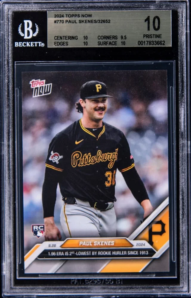 2024 Topps Now Paul Skenes #770 card image