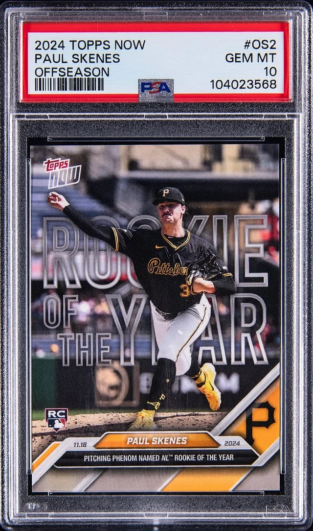 2024 Topps Now Paul Skenes Offseason #OS-2 card image
